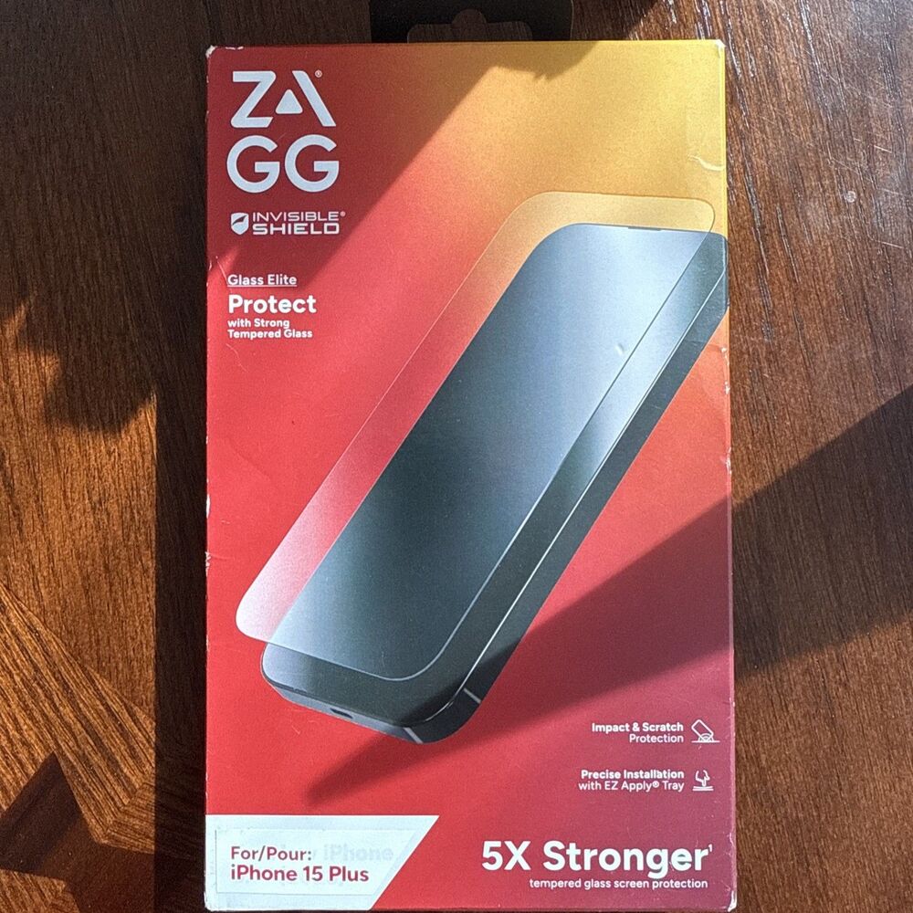 Zagg Invisible Shield Glass Elite for iPhone 15 Plus